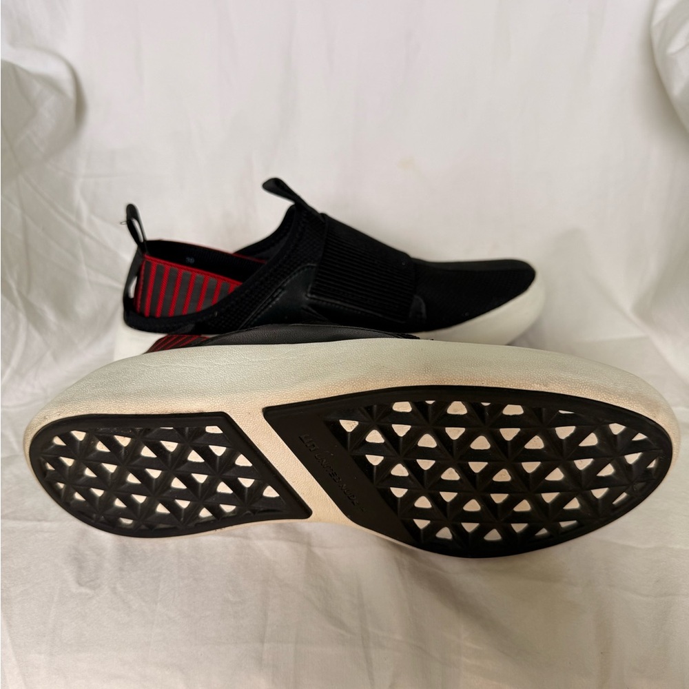 United Nude Black Slip-On Sneakers with Red Accent - Picture 7 of 7